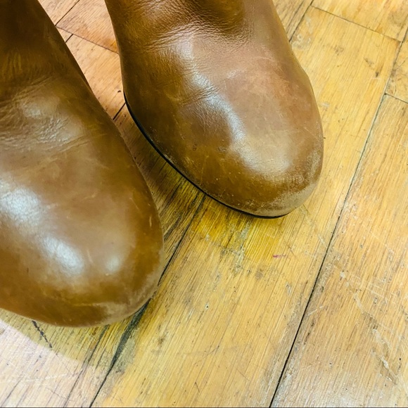 VGUC Guess Leather 4” Heeled Knee High Boots 7M - Picture 3 of 4